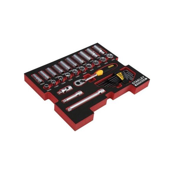Zestaw narzędzi Stanley zestaw kluczy 38 elementów 3/8" do T-STACK (FMHT0-74296)