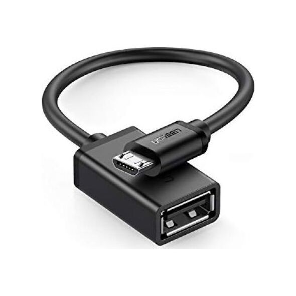 Adapter USB Ugreen microUSB - USB Czarny  (10396)
