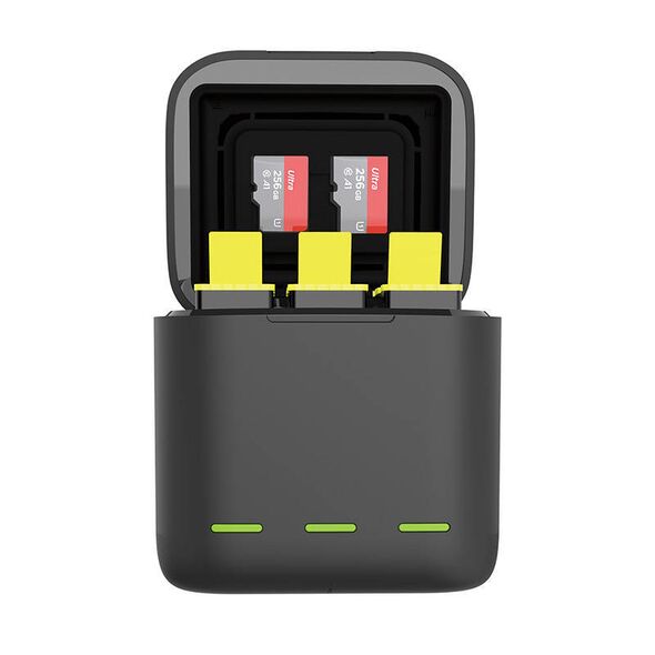 Telesin 3-slot charger box for GoPro Hero 9 / Hero 10 + 3 batteries (GP-BNC-902-B) 6972860179797