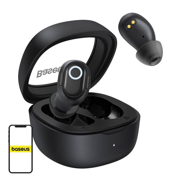 Baseus Bowie WM02 TWS headphones (black) 6932172613303