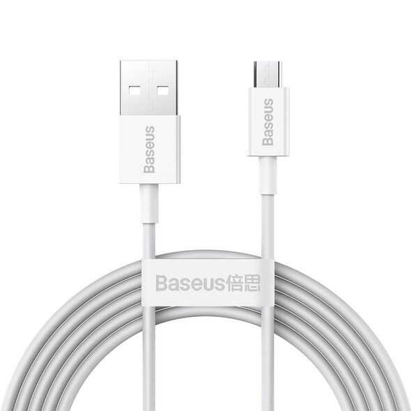 Baseus cable Superior USB - microUSB 2,0 m 2,0A white 6953156208506