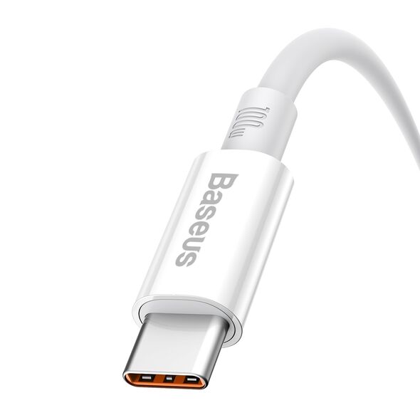 Baseus cabel Superior USB - USB-C 0,25m moon white 100W 6932172631949