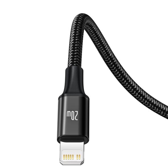 Baseus cable 3in1 Rapid PD USB-C - micro USB + Lightning + USB-C 1,5m black 20W 6953156204294