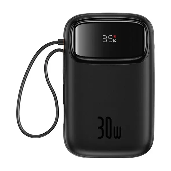 Baseus QPow 2 10000mAh 30W 2xUSB-C powerbank (black)