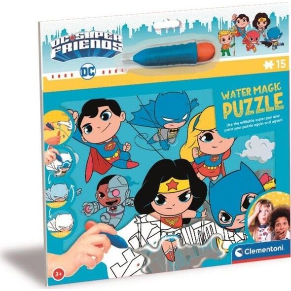 Clementoni Puzzle 15 Water Magic Dc Superfriends