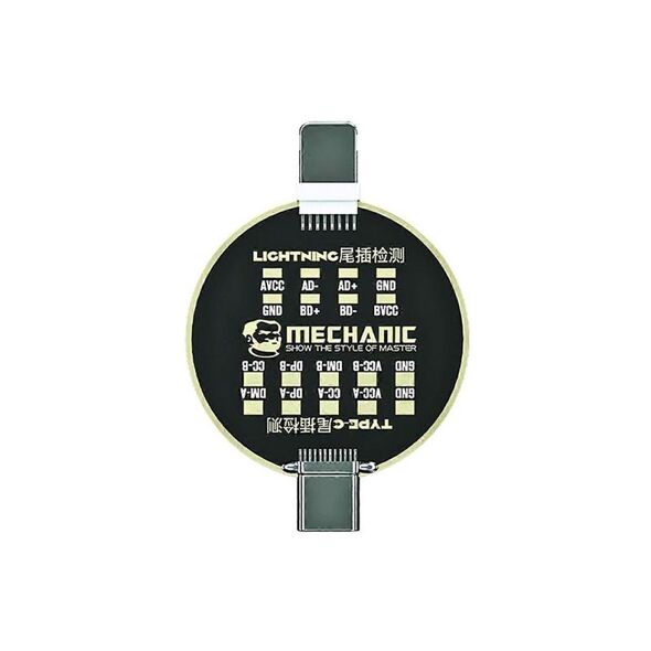 Πλακετάκι Δοκιμής & Μέτρησης Φόρτισης Mechanic T810 USB C & Lightning 1110407040191 1110407040191 έως και 12 άτοκες δόσεις