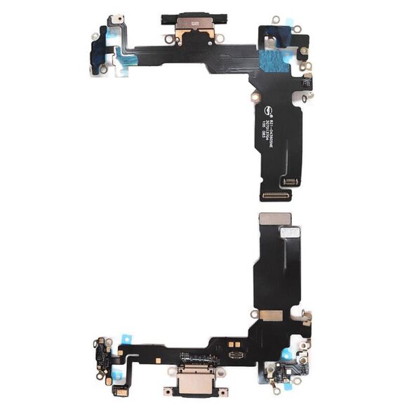 Καλώδιο Πλακέ Apple iPhone 15 με Επαφή Φόρτισης & Μικρόφωνο Μαύρο (OEM) 1110313010135 1110313010135 έως και 12 άτοκες δόσεις