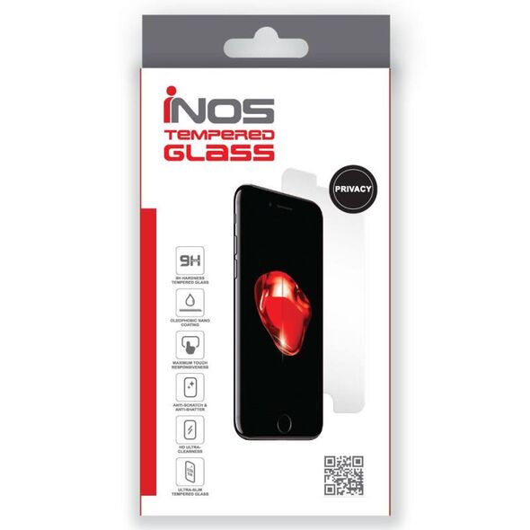 Tempered Glass Full Face Privacy inos 0.33mm Apple iPhone 15 Pro Max Μαύρο 5205598166311 5205598166311 έως και 12 άτοκες δόσεις