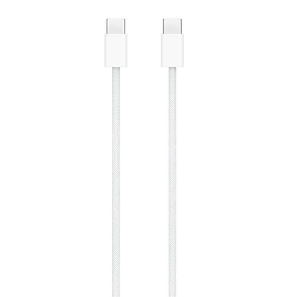 Kαλώδιο Apple Braided MW493 USB C σε USB C 60W 1m Λευκό (Ασυσκευαστό) 1111209080041 1111209080041 έως και 12 άτοκες δόσεις