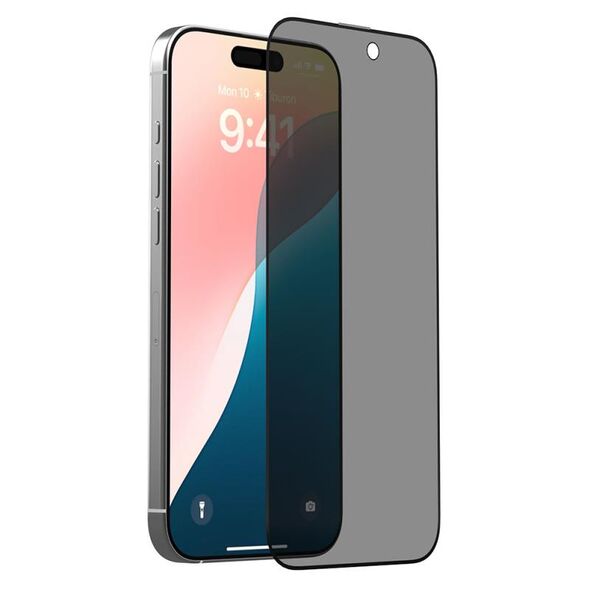 Tempered Glass Full Face Privacy Devia Apple iPhone 16 Van Μαύρο (1 τεμ.) 6942297115569 6942297115569 έως και 12 άτοκες δόσεις
