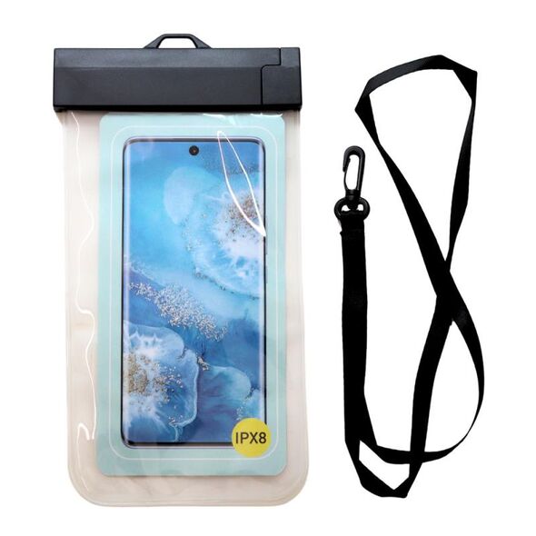 Waterproof Θήκη inos για Smartphones έως 6.9'' Διάφανο-Μαύρο 5205598168308 5205598168308 έως και 12 άτοκες δόσεις