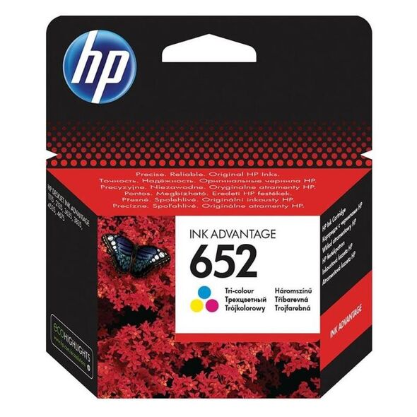 Μελάνι HP Inkjet No.652 F6V24AE Tri-Colour 889296160892 889296160892 έως και 12 άτοκες δόσεις