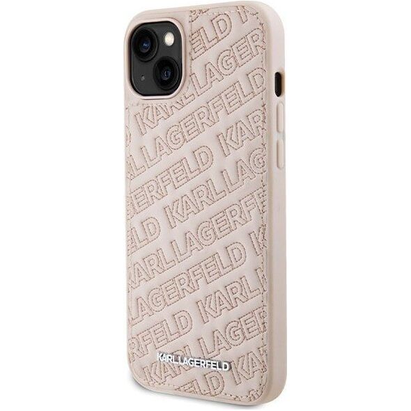 Karl Lagerfeld Karl Lagerfeld KLHCP15MPQKPMP iPhone 15 Plus 6.7" różowy/pink hardcase Quilted K Pattern