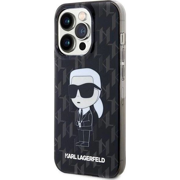 Karl Lagerfeld Karl Lagerfeld KLHCP15XHNKMKLK iPhone 15 Pro Max 6.7" czarny/black hardcase Monogram Ikonik
