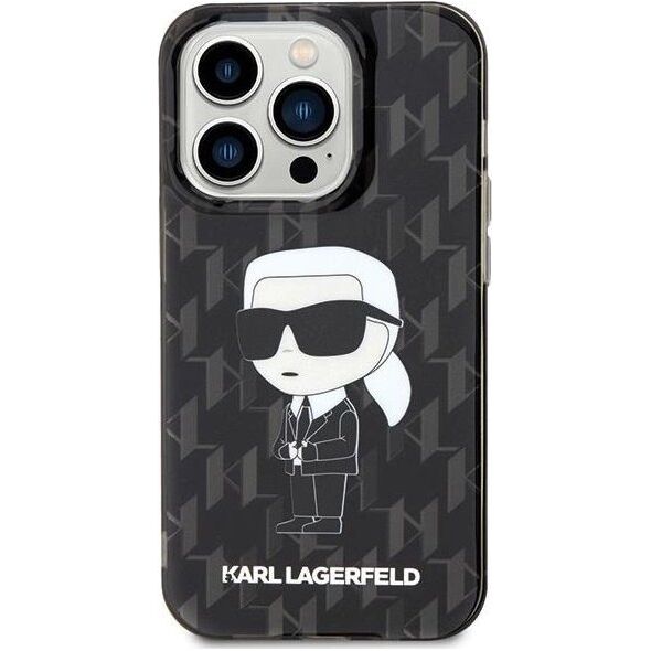 Karl Lagerfeld Karl Lagerfeld KLHCP15XHNKMKLK iPhone 15 Pro Max 6.7" czarny/black hardcase Monogram Ikonik