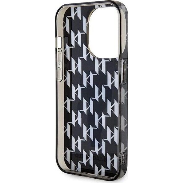 Karl Lagerfeld Karl Lagerfeld KLHCP15XHNKMKLK iPhone 15 Pro Max 6.7" czarny/black hardcase Monogram Ikonik