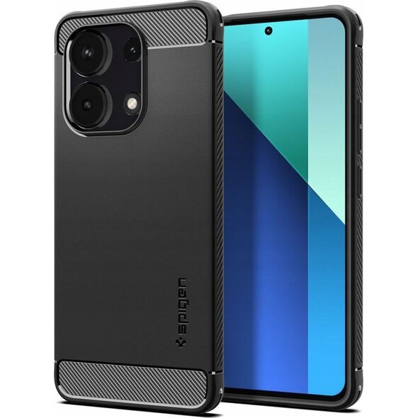 Spigen Spigen Rugged Armor, matte black - Xiaomi Redmi Note 13