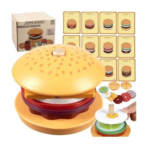 Kruzzel Burger drewniany Kruzzel 22673
