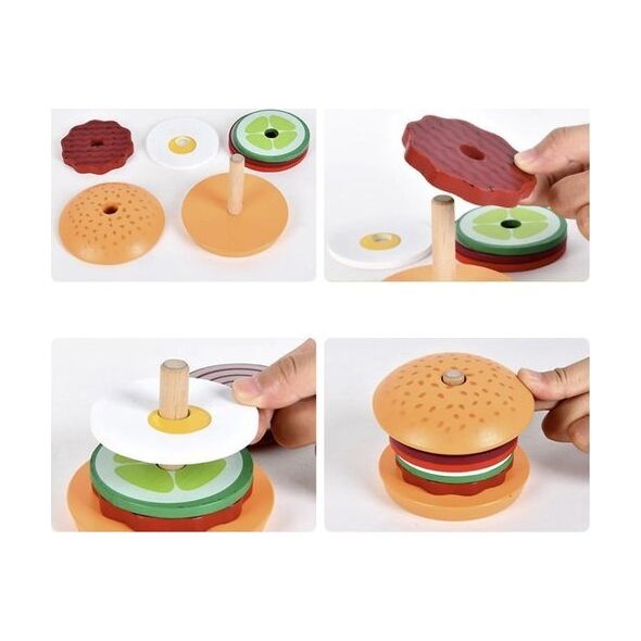 Kruzzel Burger drewniany Kruzzel 22673