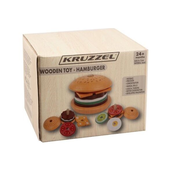 Kruzzel Burger drewniany Kruzzel 22673