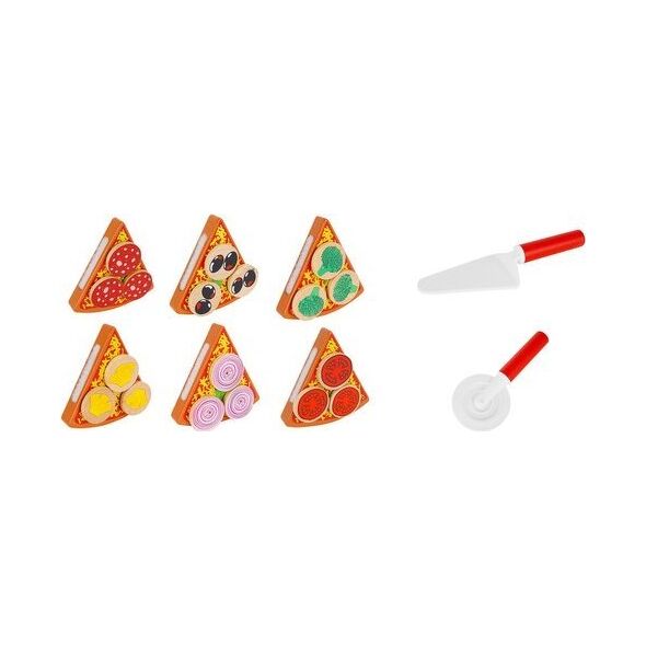 Kruzzel Pizza drewniana -  zestaw 22471