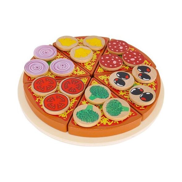 Kruzzel Pizza drewniana -  zestaw 22471