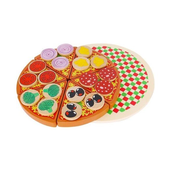 Kruzzel Pizza drewniana -  zestaw 22471