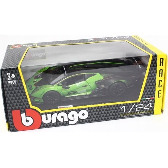 Bburago Bburago Race Lamborghini Essenza SCV12 Model Vehicle (green/black)