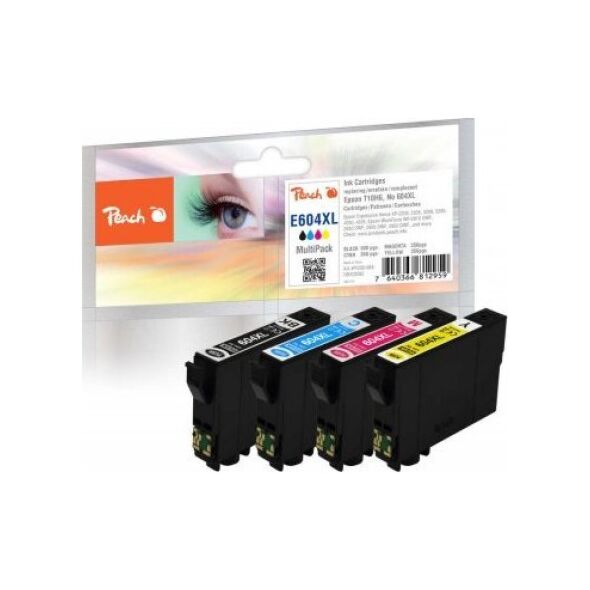 Peach Peach Patrone Epson T10H6, 604XL MultiPack kompatibel