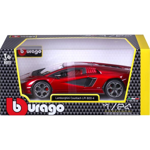 Bburago BBU 1:24 Lamborghini CountachLPI 800-4 Red 21102RD