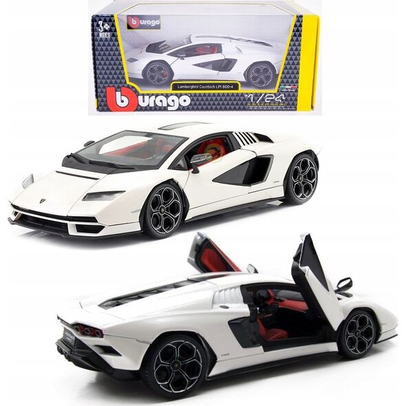 Bburago BBU 1:24 Lamborghini NI Count.800-4 white 21102WT