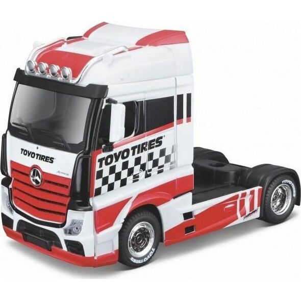 Bburago BBU 1:43 Street Fire HaulersCustom white/red 32201