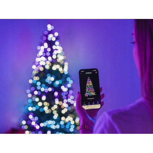 Lampki choinkowe Twinkly Twinkly Strings Smart LED 750 RGB (Multicolor), 60m, Juodas wire|Twinkly