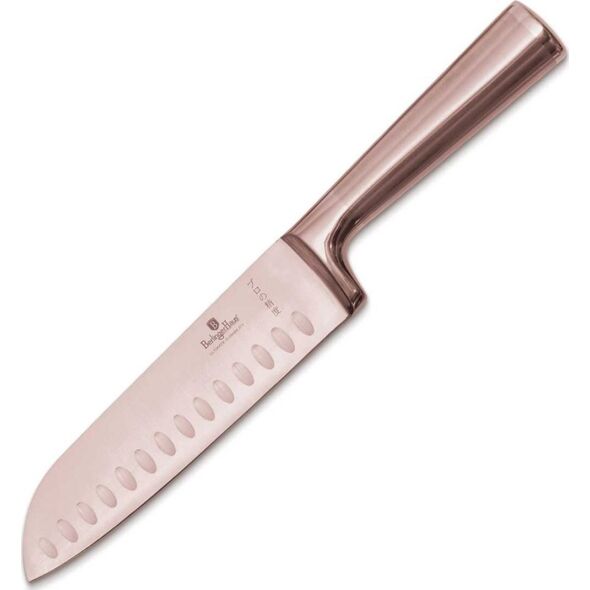STALOWY NÓŻ SANTOKU BERLINGER HAUS 17,5cm BH-2935 ROSE GOLD