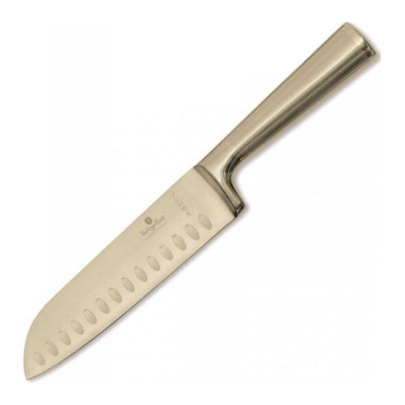 STALOWY NÓŻ SANTOKU BERLINGER HAUS 17,5cm BH-2829 GOLD