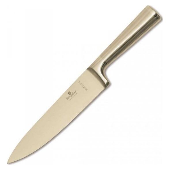 STALOWY NÓŻ SZEFA KUCHNI BERLINGER HAUS 22cm BH-2828 GOLD