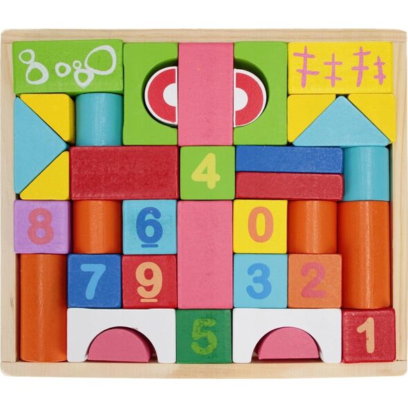 Mega Creative KLOCKI DREW KOL 24X20X4 MC FOLIA 32