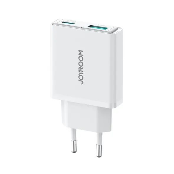 Joyroom JR-TCF14 network charger USB-A USB-C 20W PD QC3.0 white
