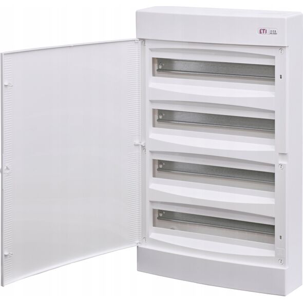 Etipo Obudowa ETI Polam 001100321 natynkowa 4x18 modułowa drzwi białe ECT 4x18PO-s