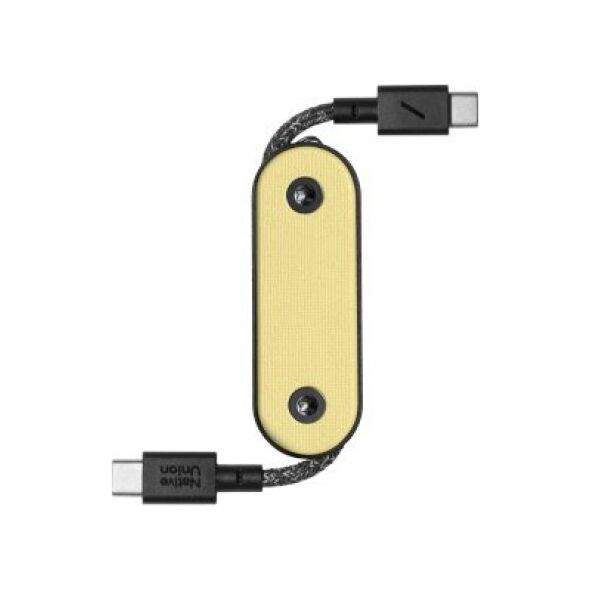 Kabel USB Native Union Native Union Pocket Cable (USB-C - USB-C), lemon