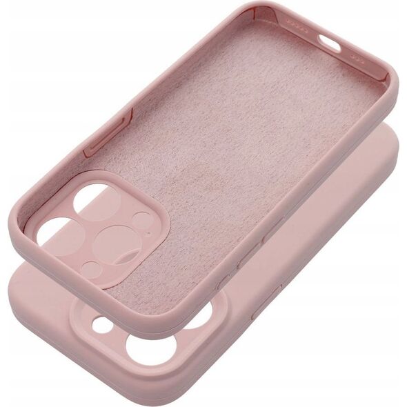 OEM Futerał SILICONE 2mm do IPHONE 15 Pro róż