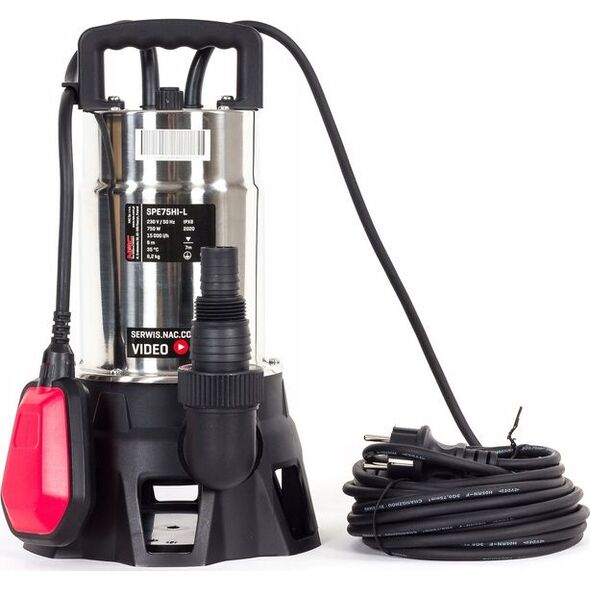 NAC Pompa Do Wody Brudnej 750W 15000l/h (SPE75HI-L)