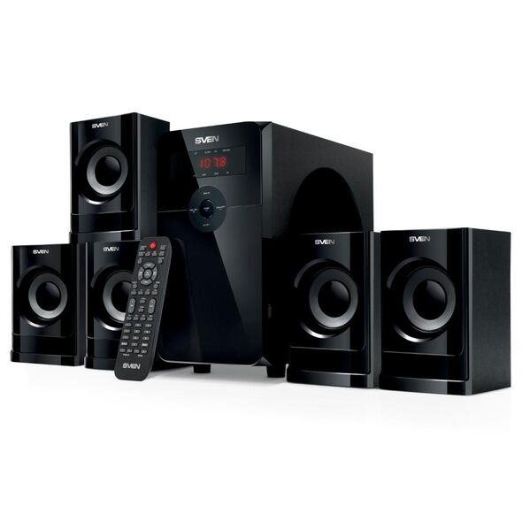Sven 5.1 Speakers HT-201 Black 20W 5x12W Bluetooth (SV-015770) έως 12 άτοκες Δόσεις