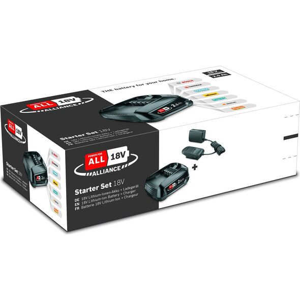 Bosch Zestaw startowy 18 V 2,5 Ah z ładowarką AL 18V-20