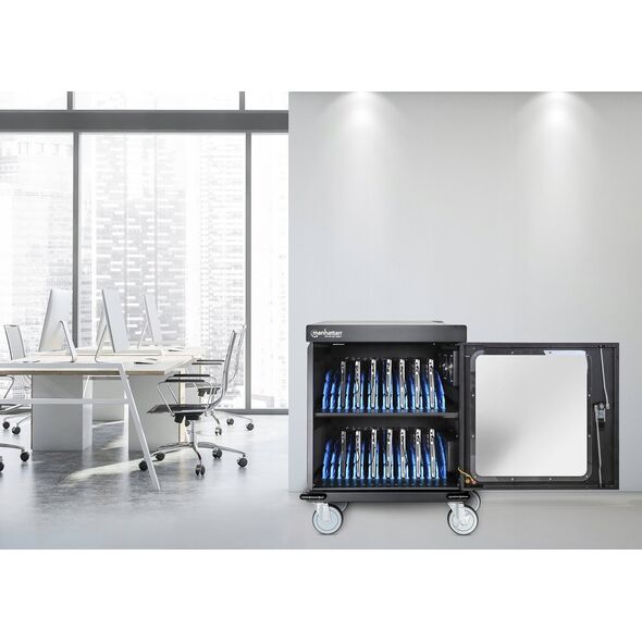 Manhattan Szafa do Ładowania 32 Laptopów 15.6" Tabletów 32 Gniazda AC