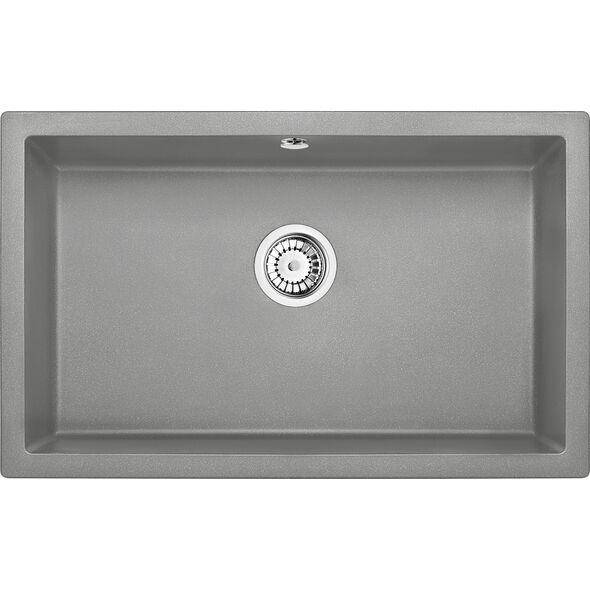 Zlewozmywak Deante KOMORA PODBLAT CORDA SZARY METALIK GRAN 800X500X210 3,5"+SPACE SAVER