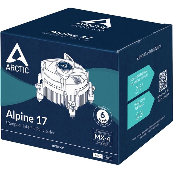 Chłodzenie CPU Arctic Alpine 17 (ACALP00040A)