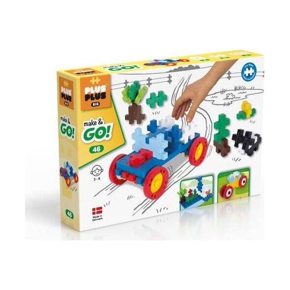 Plus Plus Plus-Plus Midi Basic - Make & GO! - 46 szt. Auto