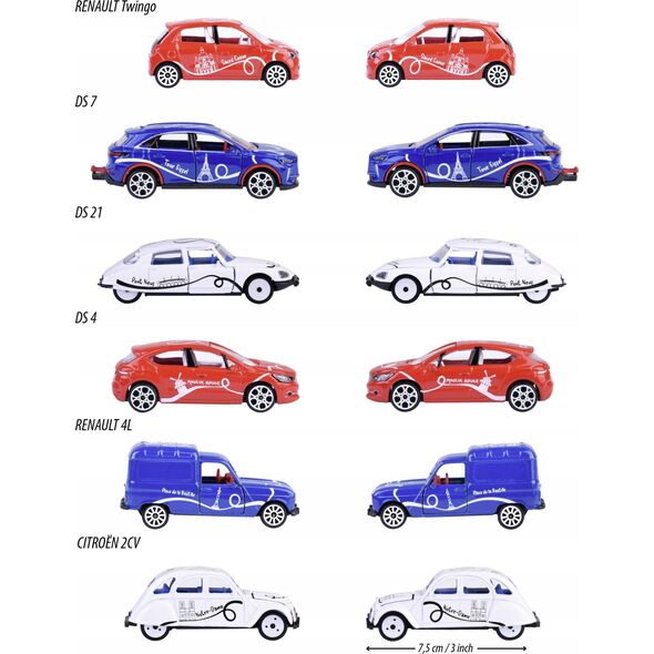 Simba Majorette French Touch Premium cars 6wz 205-5011