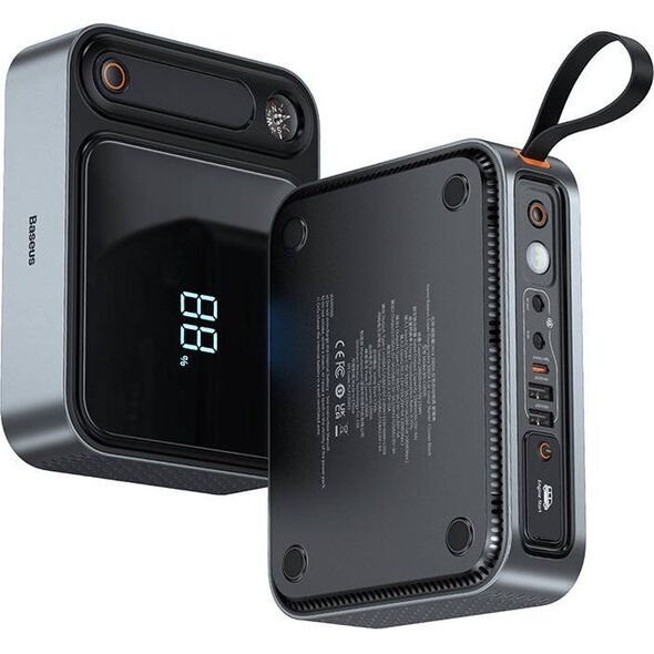 Baseus Powerbank / Rozrusznik Baseus Super Energy Ultra Car Jump Starter, 3000A (czarny)